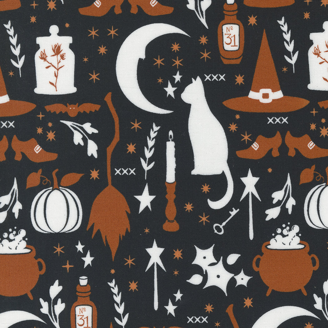 Spellbound - All Hallows Eve in Cauldron - 43140 12 - Half Yard