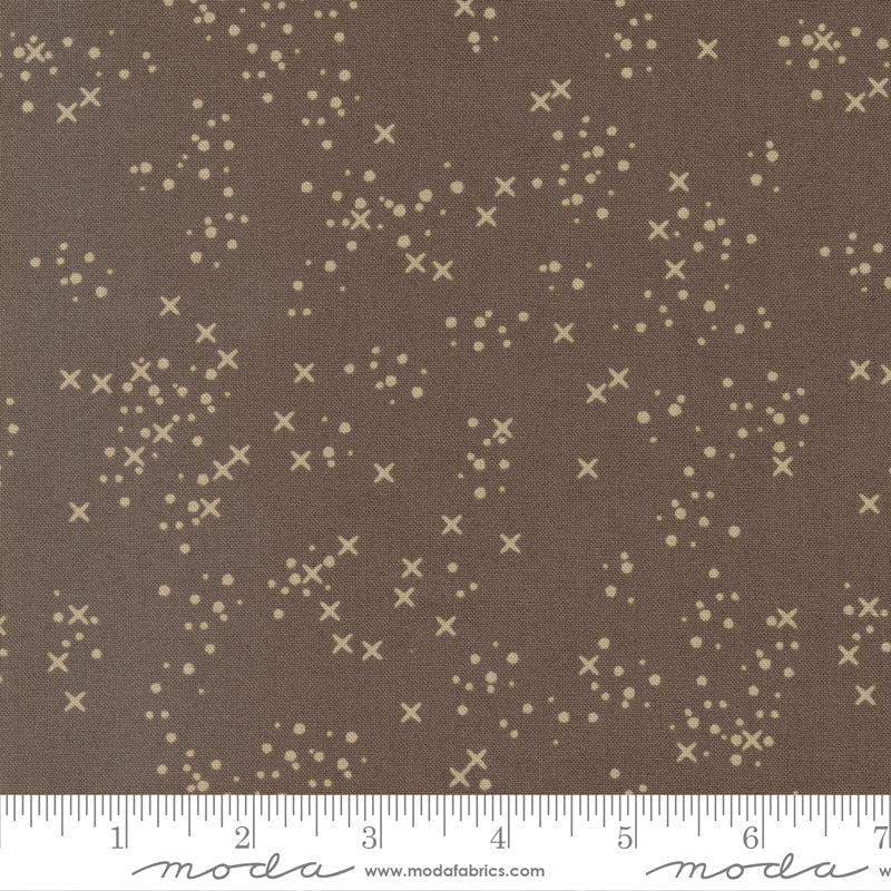 Dawn on the Prairie - Stitch Confetti in Mud Pie - 45577 15 - Half Yard