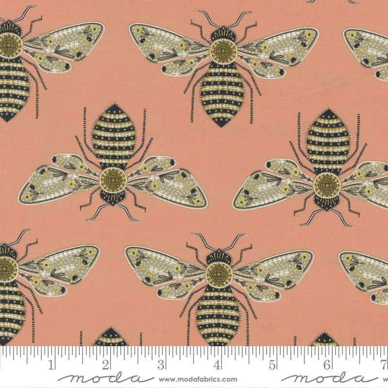 Meadowmere - Bumble Bee in Blossom - 48363 39M - Half Yard