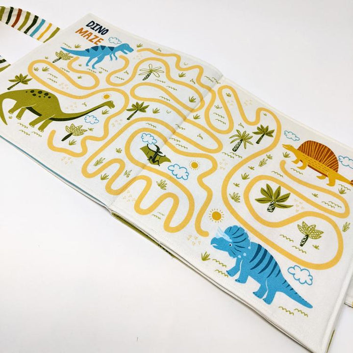 Stomp Stomp Roar - Activity Book Panel in Multi - 20826 11 - 36" x 60" Panel