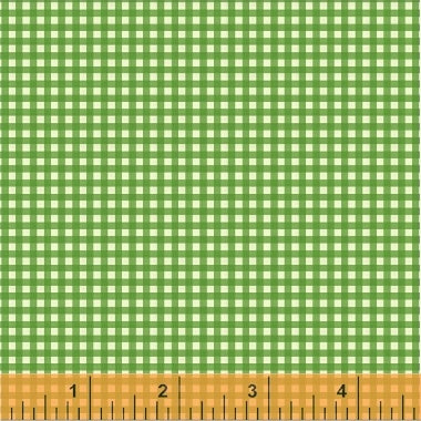 Trixie - Gingham in Kelly - Heather Ross for Windham - 50900-6 - Half Yard