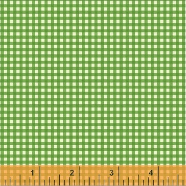 Trixie - Gingham in Kelly - Heather Ross for Windham - 50900-6 - Half Yard