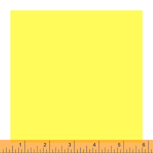 Cotton quilting fabric pattern called 'Lemonade'. Part of the 'Ruby and Bee Solids' fabric collection. Designed by Heather Ross for fabric company Andover Fabrics. SKU: 51583 29. 44-45 inch width.