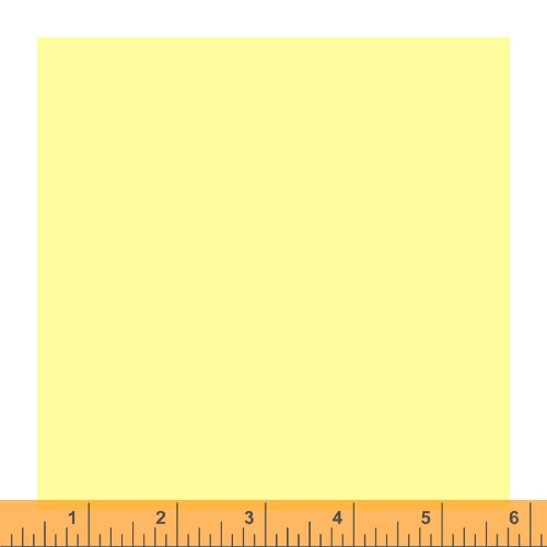 Cotton quilting fabric pattern called 'Sweet Cream'. Part of the 'Ruby and Bee Solids' fabric collection. Designed by Heather Ross for fabric company Andover Fabrics. SKU: 51583 30. 44-45 inch width.