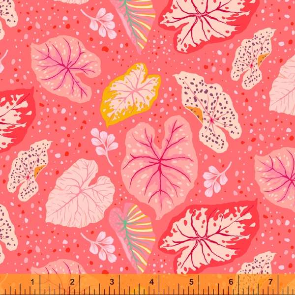 Tabanca - Paria in Coral - Tamara Kate for Windham Fabrics - 52816-2 - Half Yard