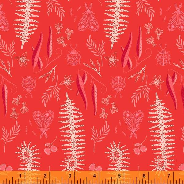 Tabanca - Maracas in Red - Tamara Kate for Windham Fabrics - 52817-8 - Half Yard