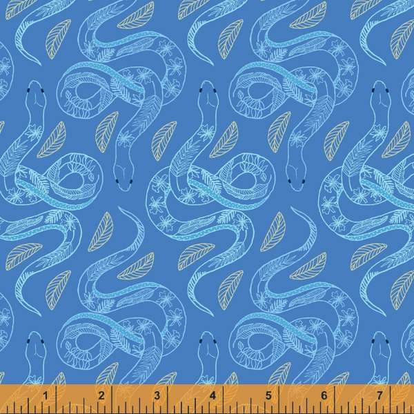 Tabanca - Mayaro in Blue - Tamara Kate for Windham Fabrics - 52818-9 - Half Yard