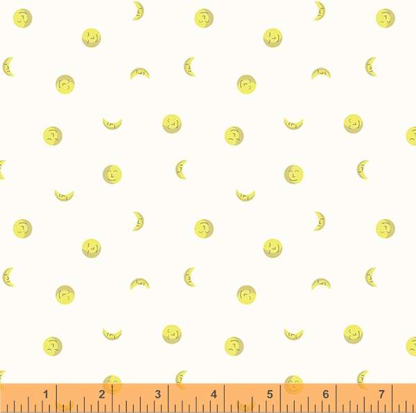 Little Whispers - Moons in Ivory - 53179-2 - Half Yard