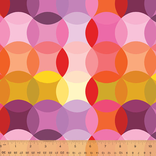Color Wheel - Confetti in Pink - 53263D-6 - Half Yard