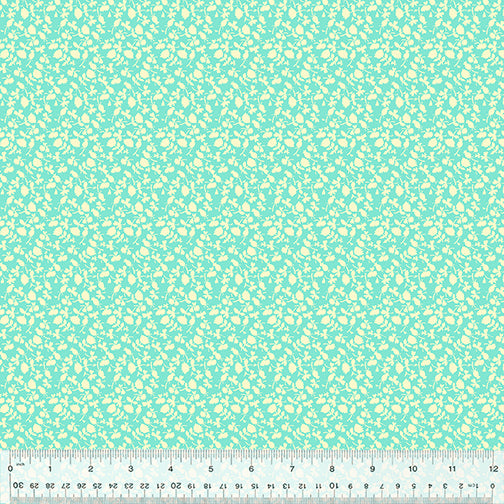 Country Mouse - Fresh Calico in Aqua - 53475-9 - Half Yard
