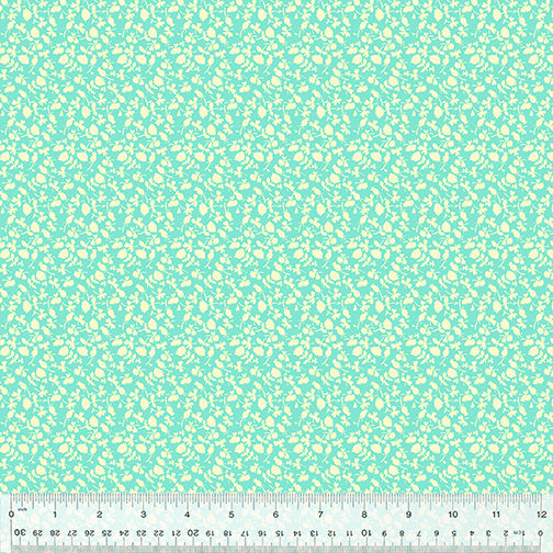 Country Mouse - Fresh Calico in Aqua - 53475-9 - Half Yard