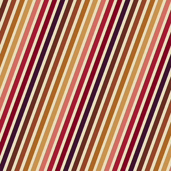 Natale - Stripe in Antica - A-674-R - Half Yard