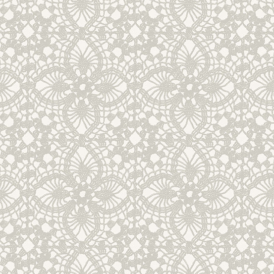Natale - Doily in Grigio - A-675-LC - Half Yard
