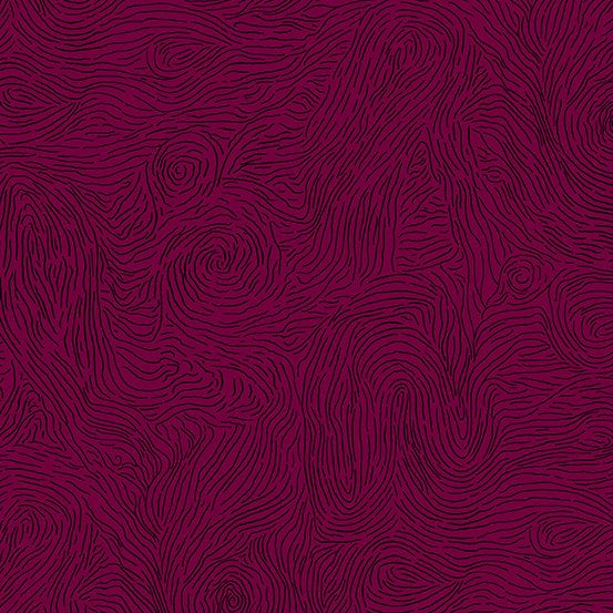 Cotton quilting fabric pattern called 'Whorls in Coagulated'. Part of the 'Sleuth' fabric collection. Designed by Giucy Giuce for fabric company Andover Fabrics. SKU: A-771-P. 44-45 inch width.