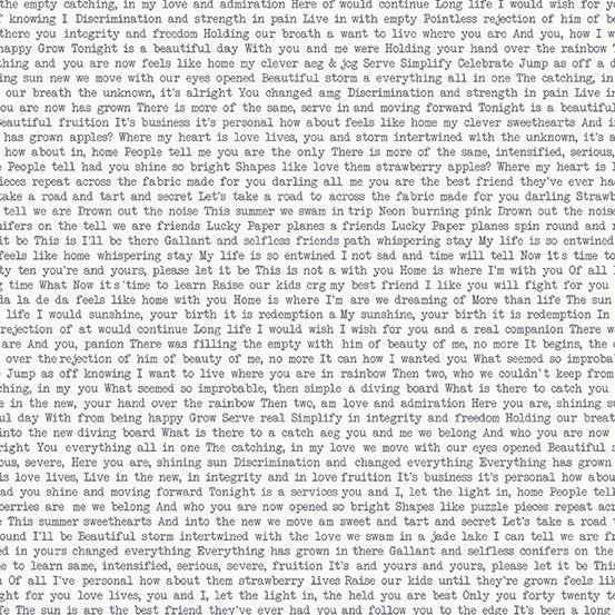 Sun Print 2022 - Text in Light Gray - Alison Glass for Andover - A-9035-LC - Half Yard