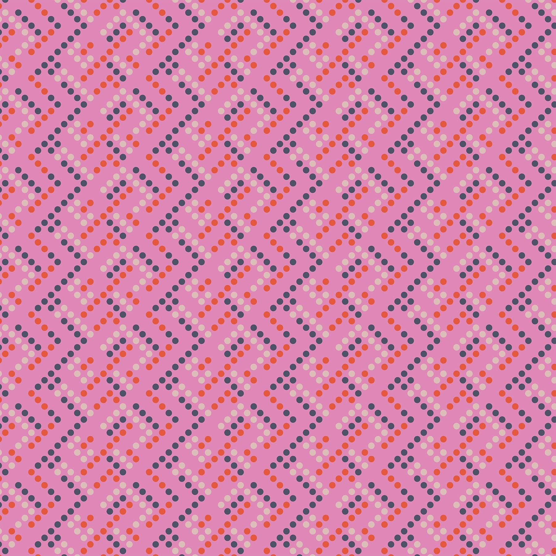 GhostTown - Dots in Pink - Figo Fabrics - 90520-21 - Half Yard