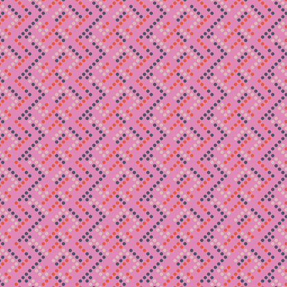 GhostTown - Dots in Pink - Figo Fabrics - 90520-21 - Half Yard