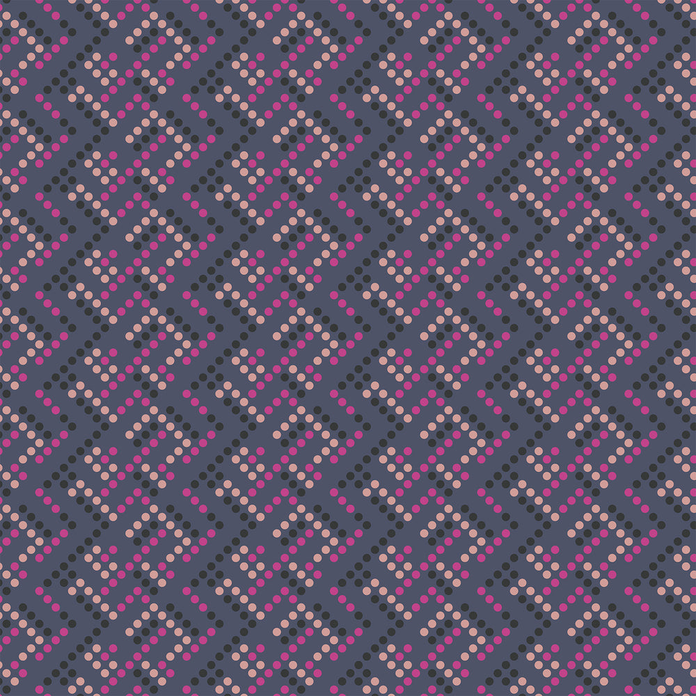 GhostTown - Dots in Denim - Figo Fabrics - 90520-45 - Half Yard