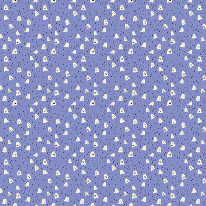 GhostTown - Ghosts in Blue - Figo Fabrics - 90521-42 - Half Yard