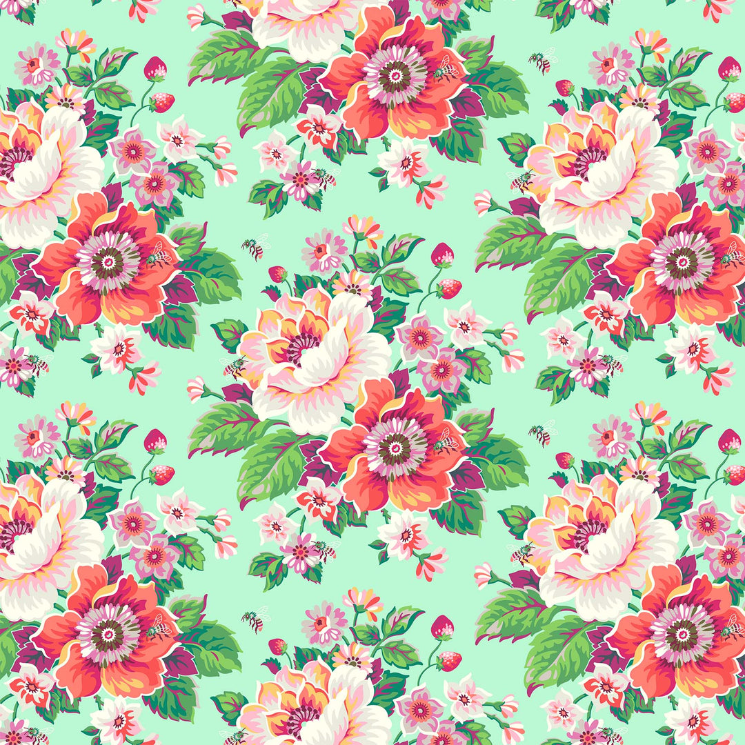 Local Honey - Summertime in Sky - Heather Bailey for Figo Fabrics - 90656-60 - Half Yard