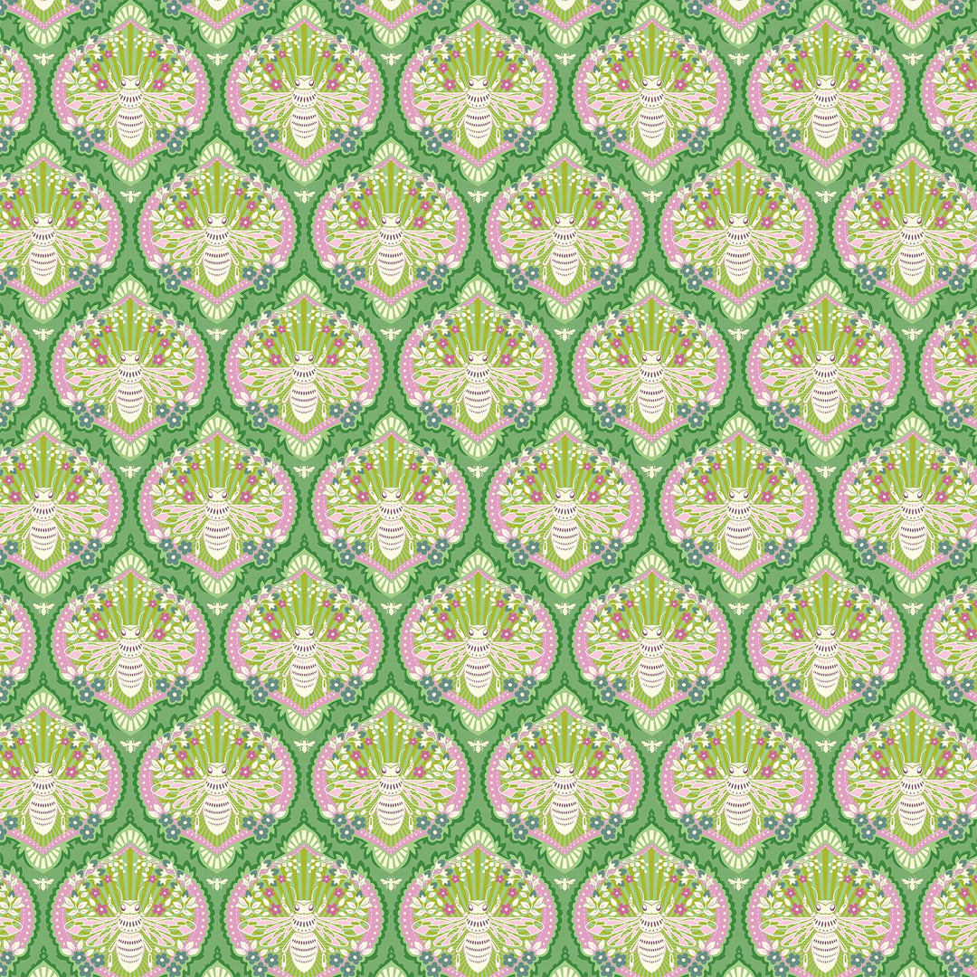 Local Honey - Bumble in Clover - Heather Bailey for Figo Fabrics - 90658-71 - Half Yard