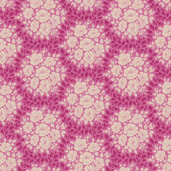 Local Honey - Morning Bloom in Violet - Heather Bailey for Figo Fabrics - 90659-28 - Half Yard