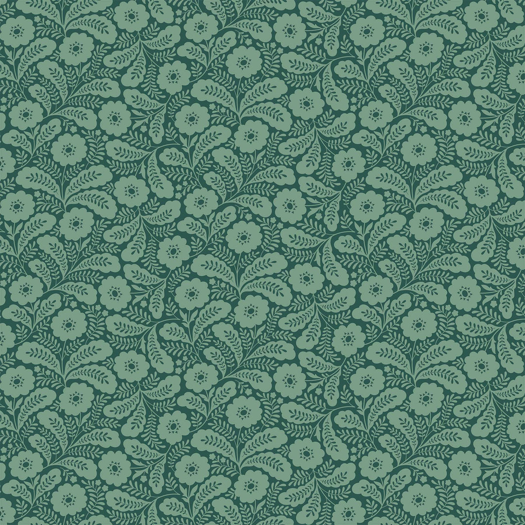 Local Honey - Primrose in Spruce - Heather Bailey for Figo Fabrics - 90660-64 - Half Yard