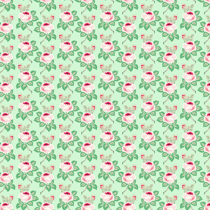 Local Honey - Sweet in Mint - Heather Bailey for Figo Fabrics - 90661-60 - Half Yard