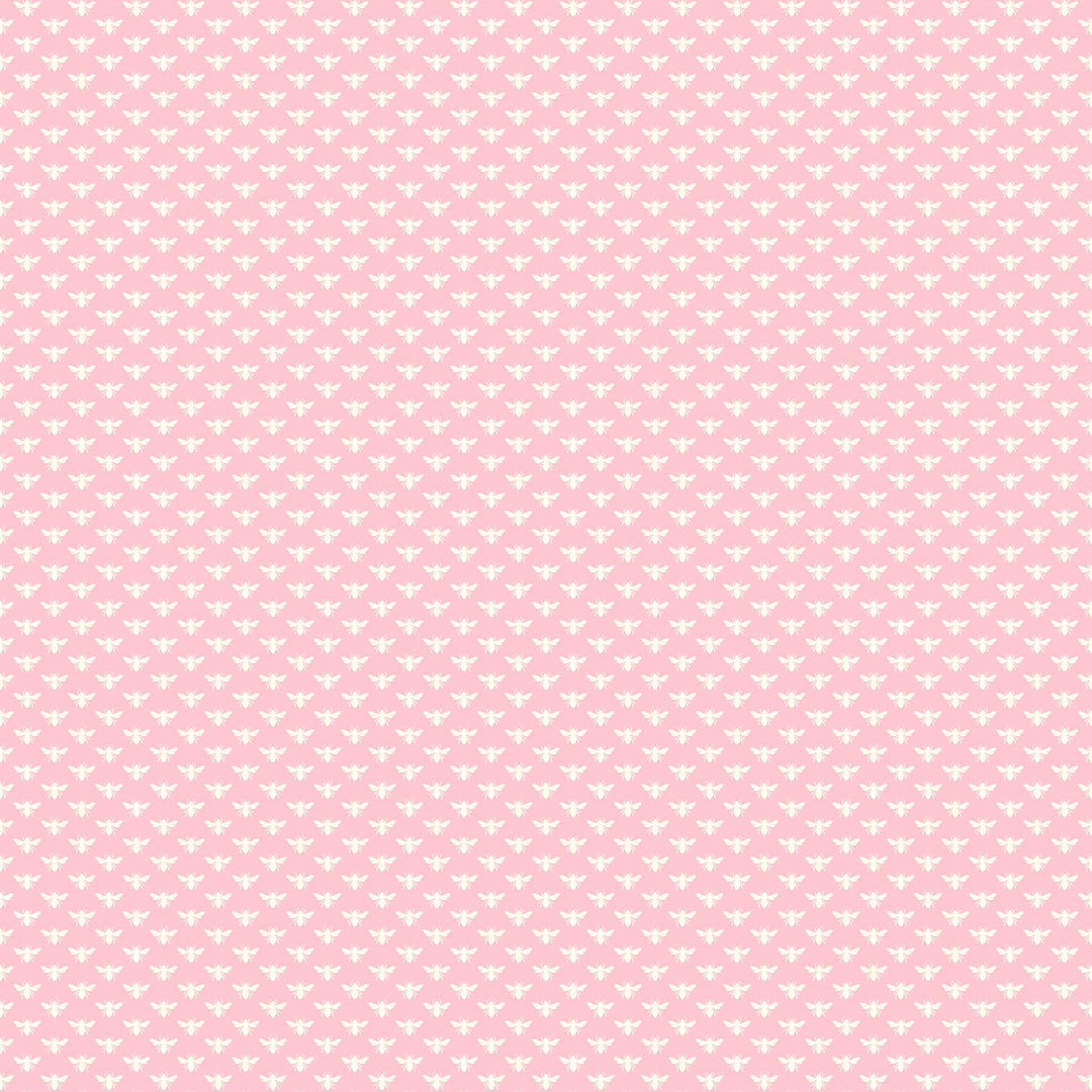 Local Honey - Bee Dot in Blush - Heather Bailey for Figo Fabrics - 90663-21 - Half Yard