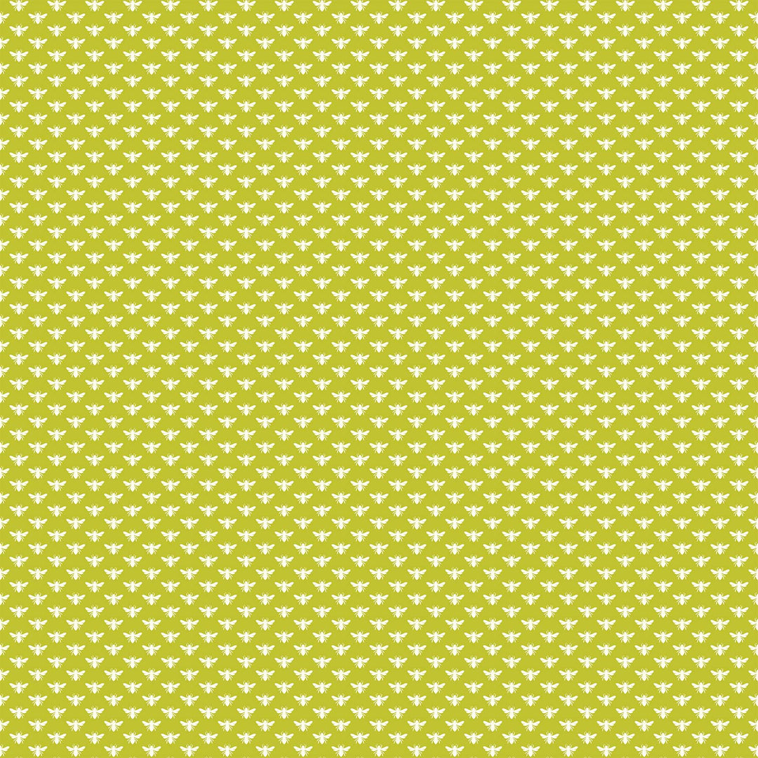 Local Honey - Bee Dot in Chartreuse - Heather Bailey for Figo Fabrics - 90663-70 - Half Yard