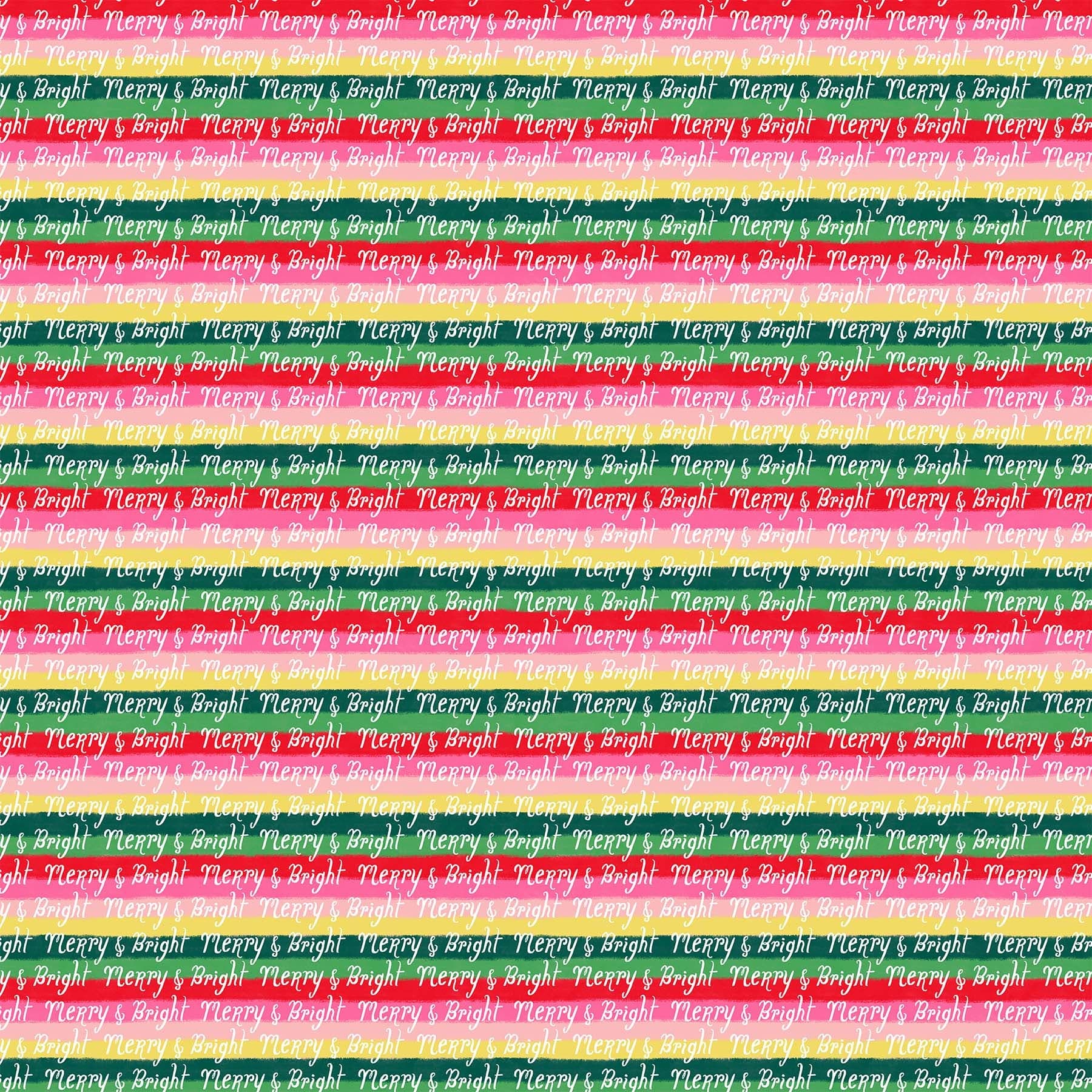 Cotton quilting fabric pattern called 'Stripe in Green Multi'. Part of the 'Merry Kitchmas' fabric collection. Designed by Louise Pretzel for fabric company Figo Fabrics. SKU: 90670-76. 44-45 inch width.