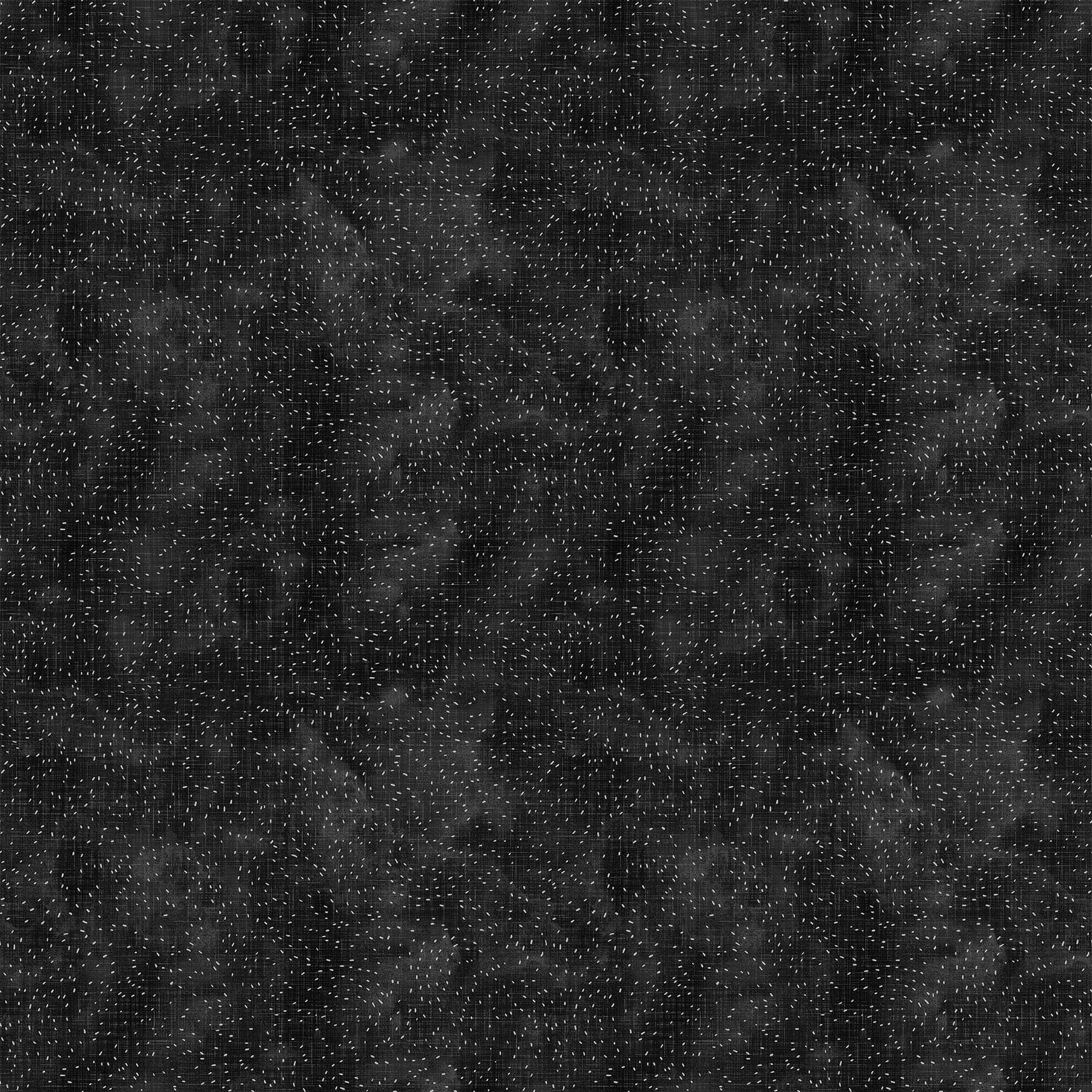 Cotton quilting fabric pattern called 'Seeds in Black'. Part of the 'Mountains Calling' fabric collection. Designed by Bernadett Urbanovics for fabric company Figo Fabrics. SKU: 90689-99. 44-45 inch width.