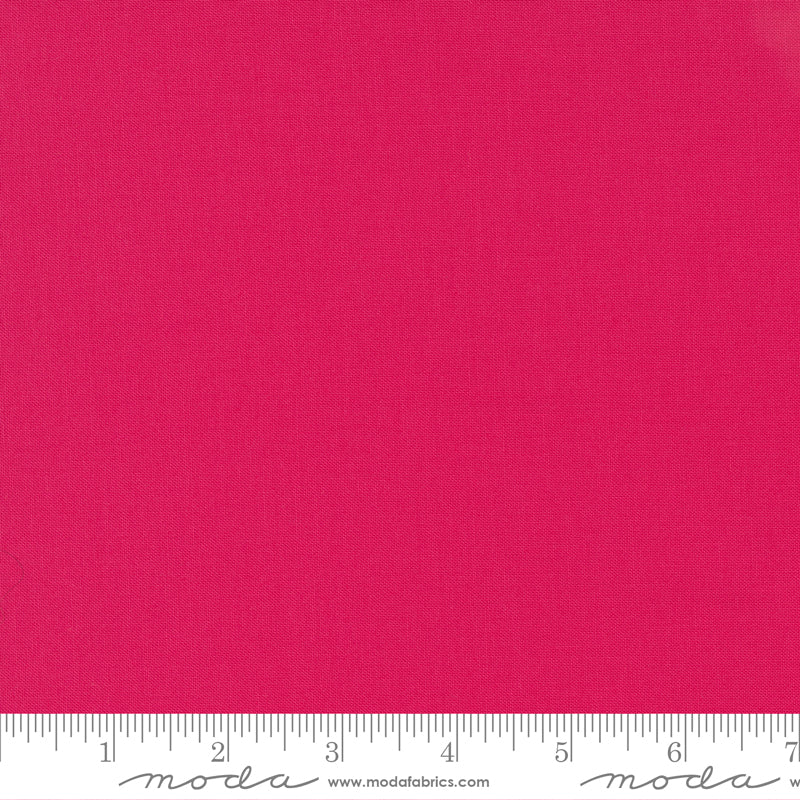 Cotton quilting fabric pattern called 'Azalea'. Part of the 'Bella Solids' fabric collection. Designed by Moda Fabrics for fabric company Moda Fabrics. SKU: 9900 144. 44-45 inch width.