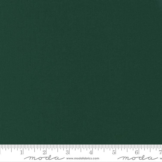 Cotton quilting fabric pattern called 'Juniper'. Part of the 'Bella Solids' fabric collection. Designed by Moda Fabrics for fabric company Moda Fabrics. SKU: 9900 399. 44-45 inch width.