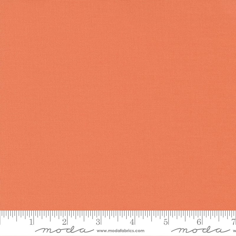 Cotton quilting fabric pattern called 'Ochre'. Part of the 'Bella Solids' fabric collection. Designed by Moda Fabrics for fabric company Moda Fabrics. SKU: 9900 79. 44-45 inch width.