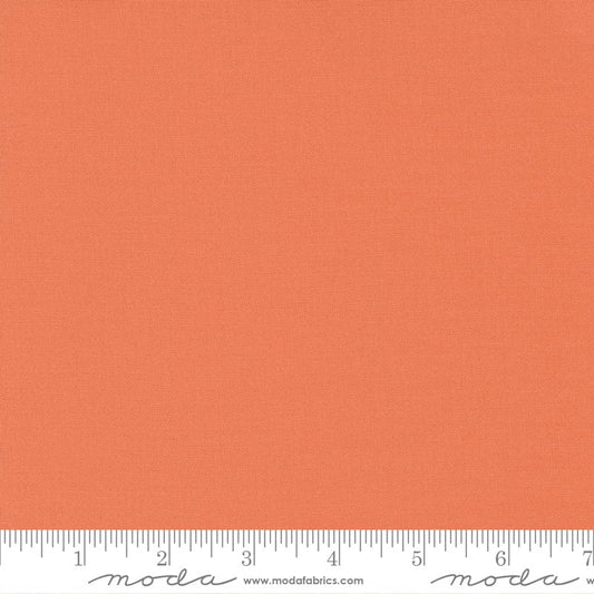 Cotton quilting fabric pattern called 'Ochre'. Part of the 'Bella Solids' fabric collection. Designed by Moda Fabrics for fabric company Moda Fabrics. SKU: 9900 79. 44-45 inch width.