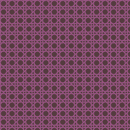 Nonna - Caning in Fig - Giuseppe Ribaudo for Andover - A-9876-P - Half Yard