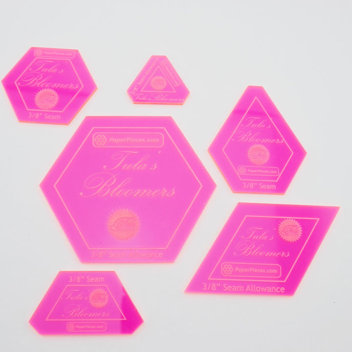 Tula's Bloomers Acrylic Templates Pack by Tula Pink - ACR_TULABLOOM