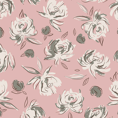 All is Well - Bed of Roses in Mauve - AGF Studio for Art Gallery - ALW-22402 - Half Yard