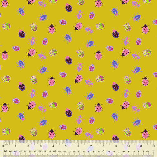 Anew - Good Fortune in Goldenrod - 53521-8 - Half Yard