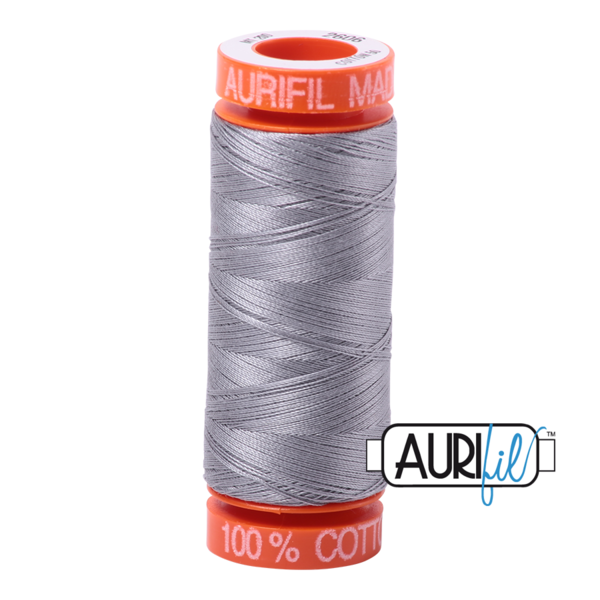 Aurifil Cotton Mako Thread - 50wt - 220m Spool - Mist - BMK50 2606