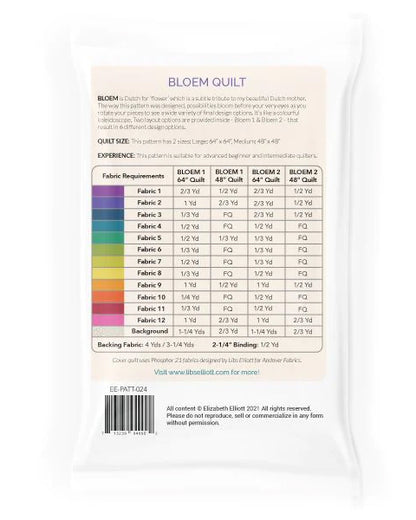 Bloem - Paper Pattern - Libs Elliott - BLOEM-O