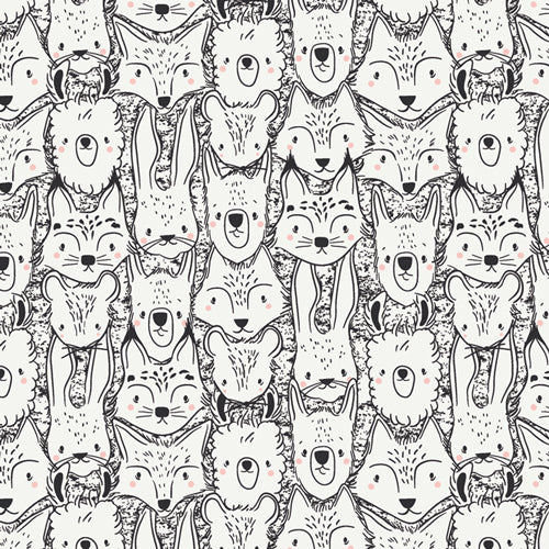 Pacha - Wild Friends - AGF Studio - CAP-PA-1400 - Half Yard