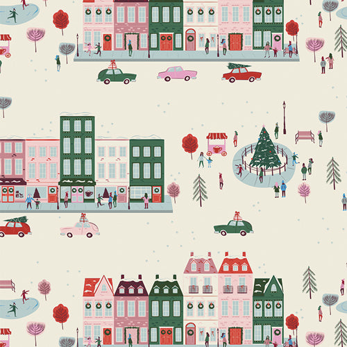 Christmas in the City - Joyful Boulevard in Day - CHC25800 - Half Yard