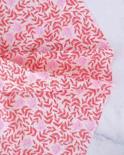 Cotton quilting fabric pattern called 'Festive Carols'. Part of the 'Christmas in the City' fabric collection. Designed by AGF Studio for fabric company Art Gallery Fabrics. SKU: CHC25816. 44-45 inch width.