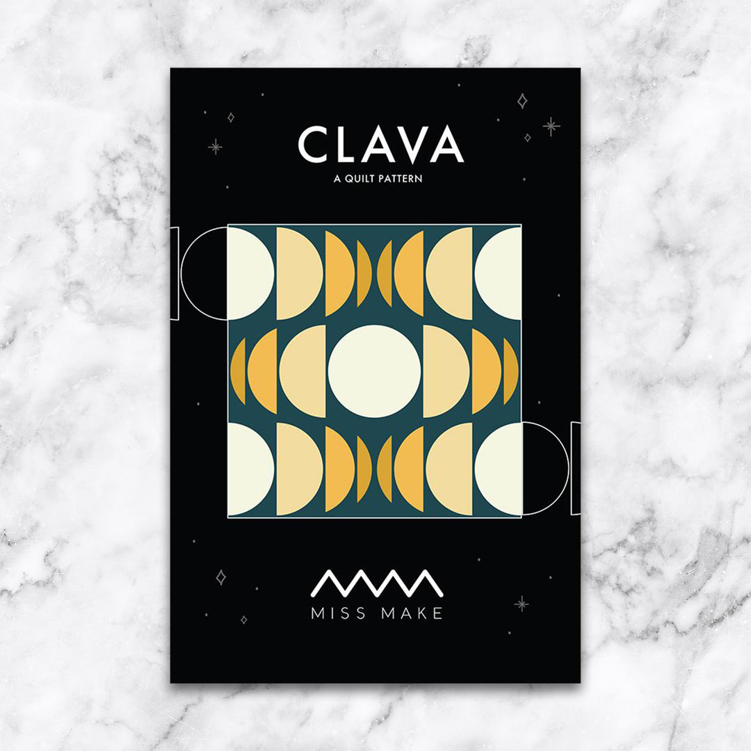 Clava - Miss Make - Quilt Pattern - Paper Pattern