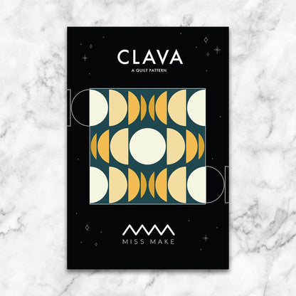 Clava - Miss Make - Quilt Pattern - Paper Pattern