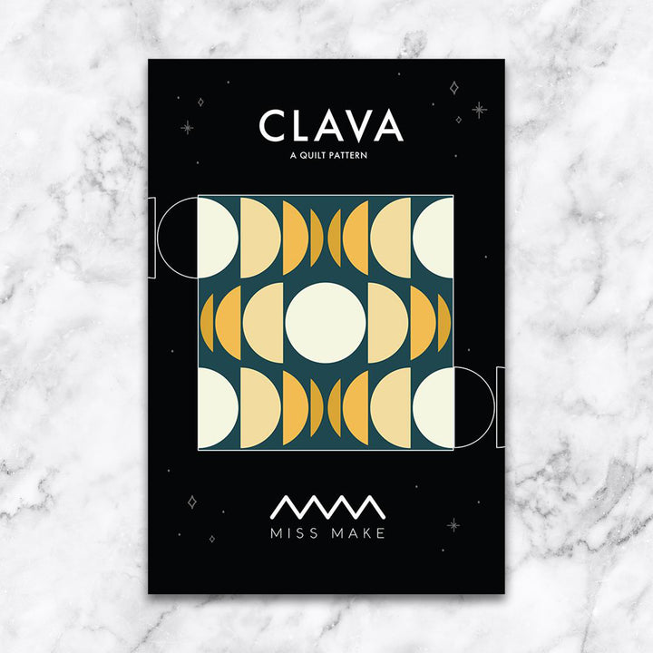 Clava - Miss Make - Quilt Pattern - Paper Pattern