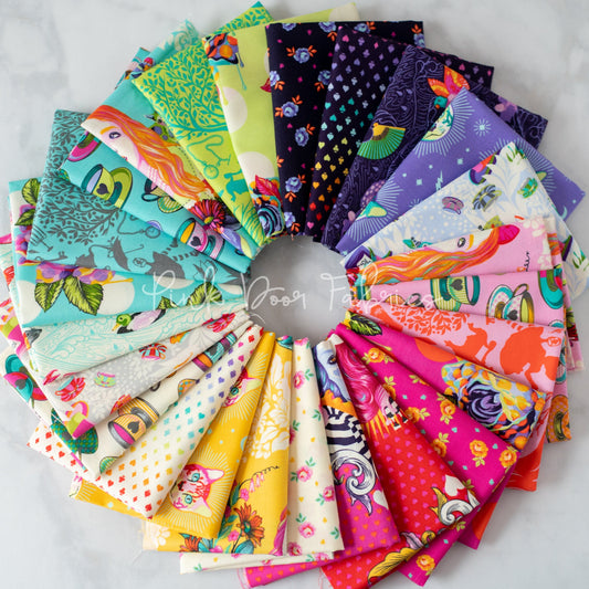 Curiouser & Curiouser - 25 Piece Fat Quarter Bundle - Tula Pink for Free Spirit - FB2FQTP.CURIOUSER