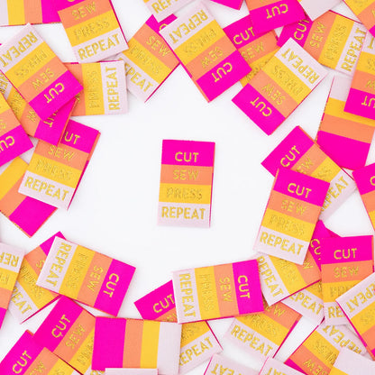 Sarah Hearts - Cut Sew Press - Sewing Woven Clothing Label Tags - LP142